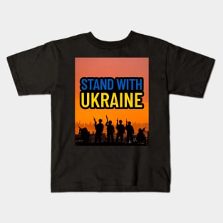 Stand with ukraine Kids T-Shirt